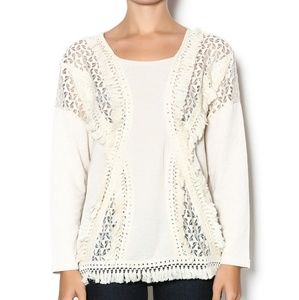 Entro fringe sweater size S